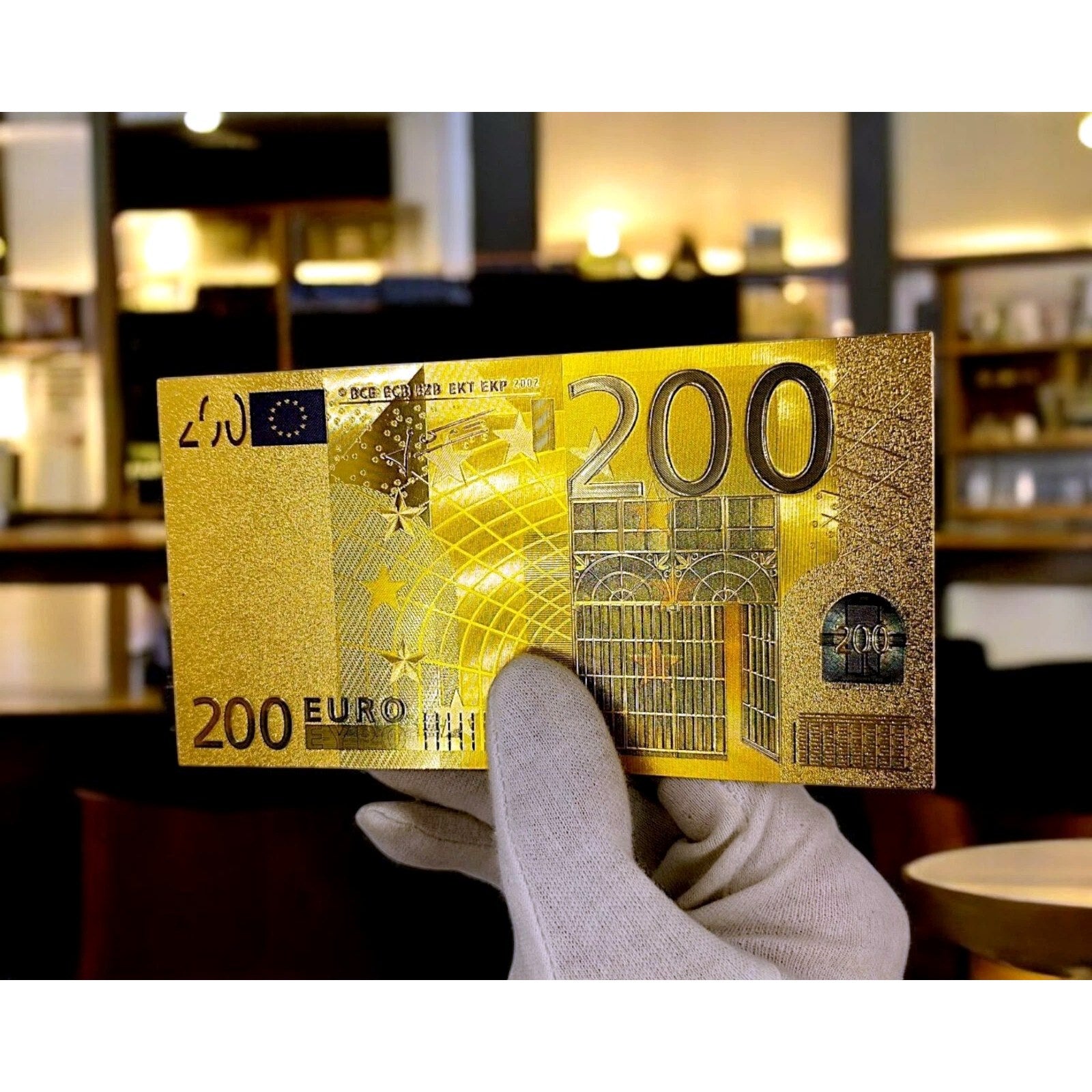 Gold Plated Foil Banknotes - EU Euros