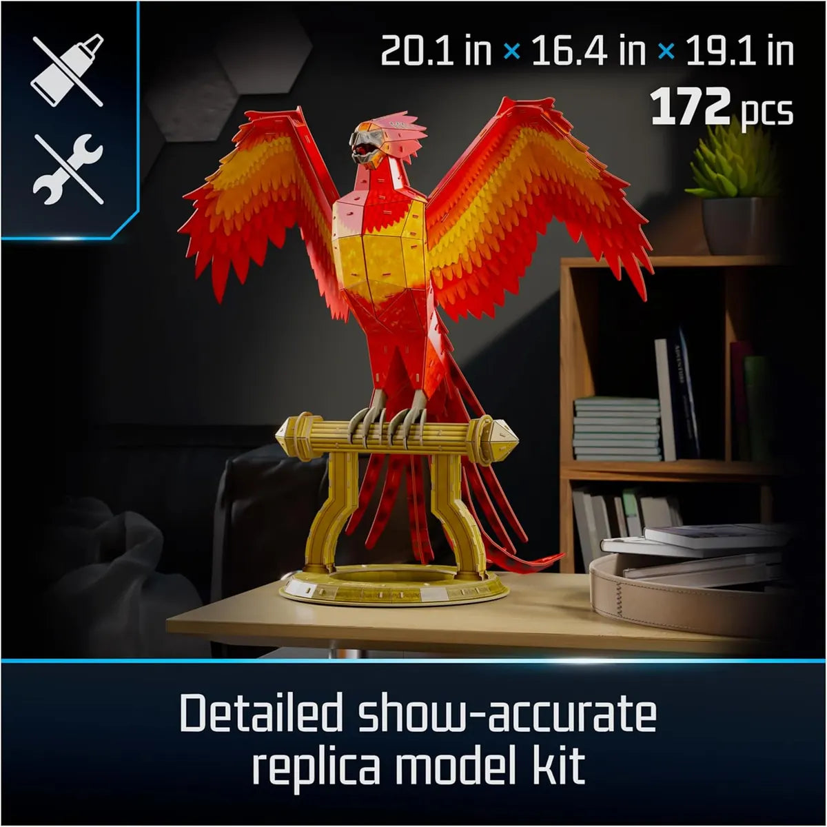 Harry Potter - Fawkes Phoenix 3D Model Kit