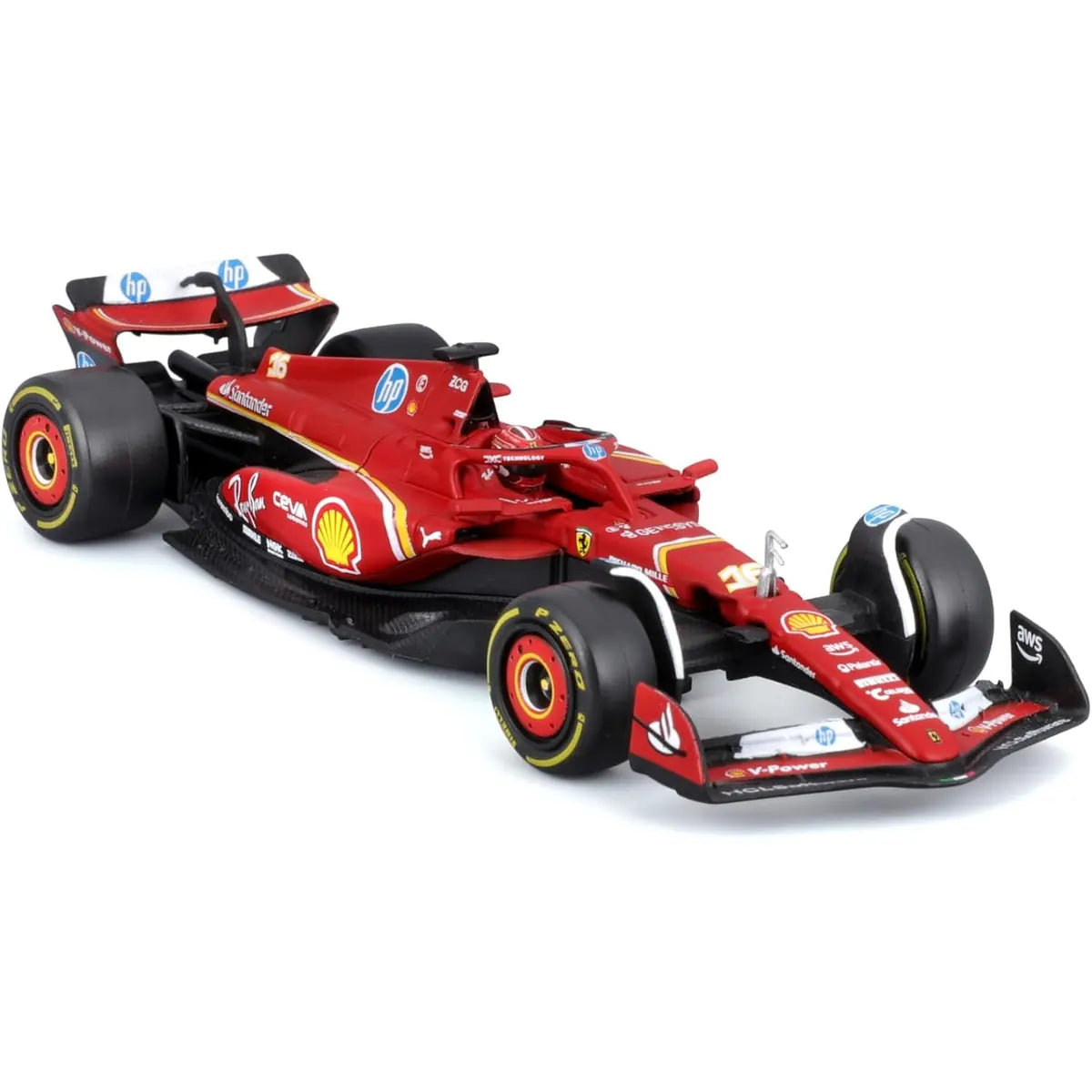 Ferrari F1 SF-24 Alloy 1:43 Diecast with Display Case