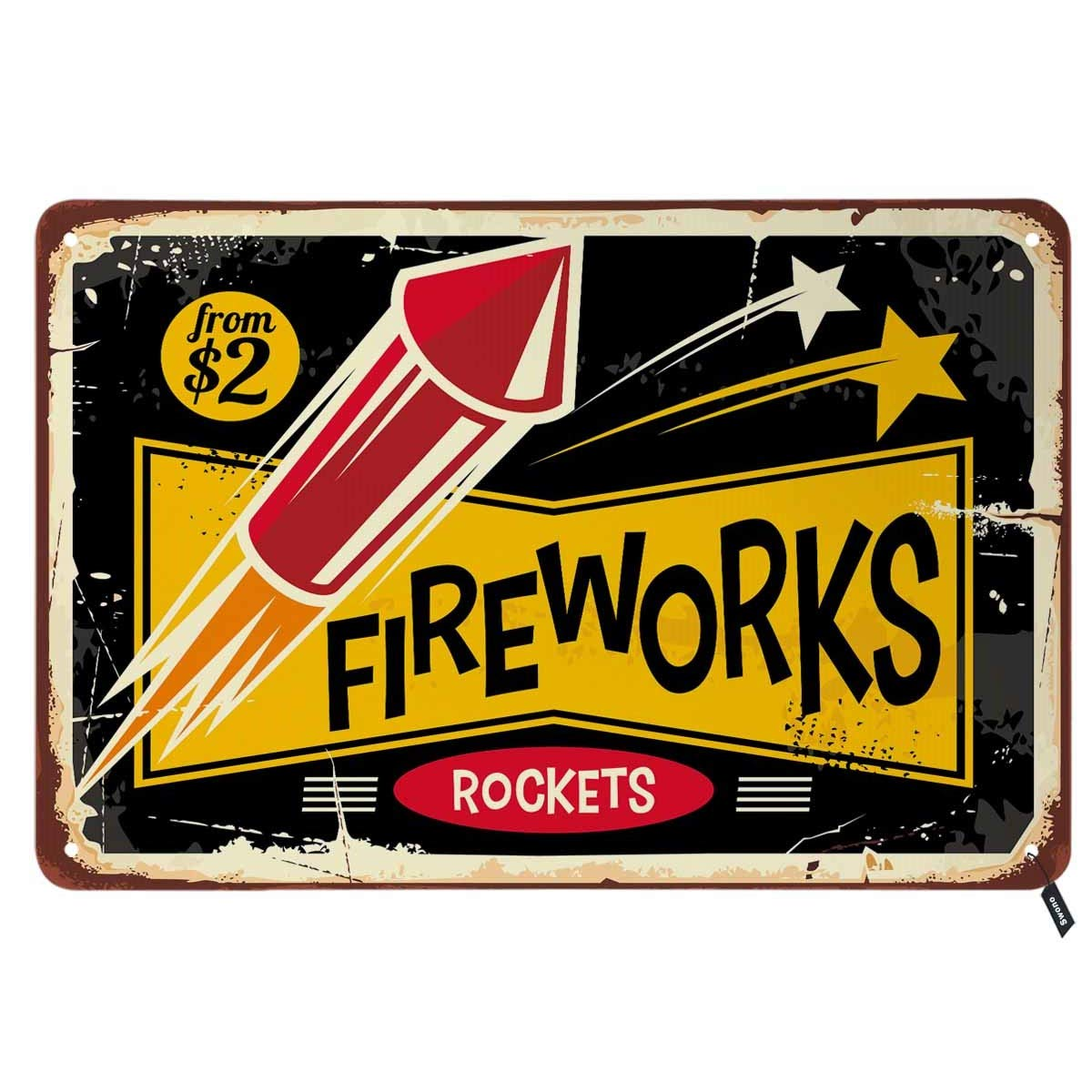Fireworks Tin Sign