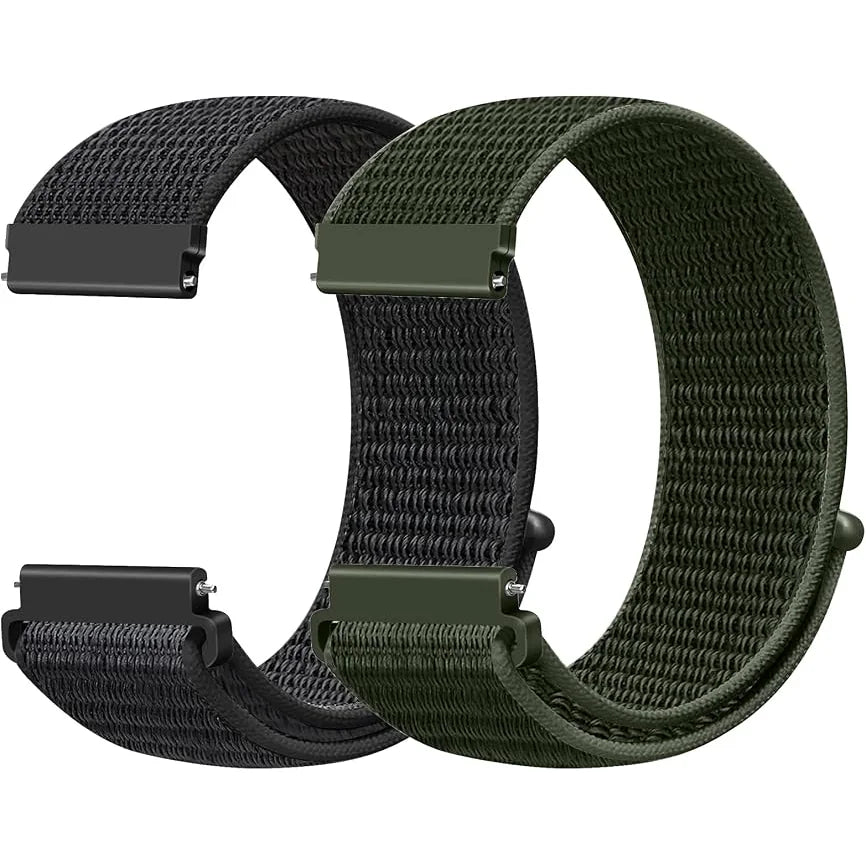 Quick Release Silicone Watch Band - 24mm - Pack of 2