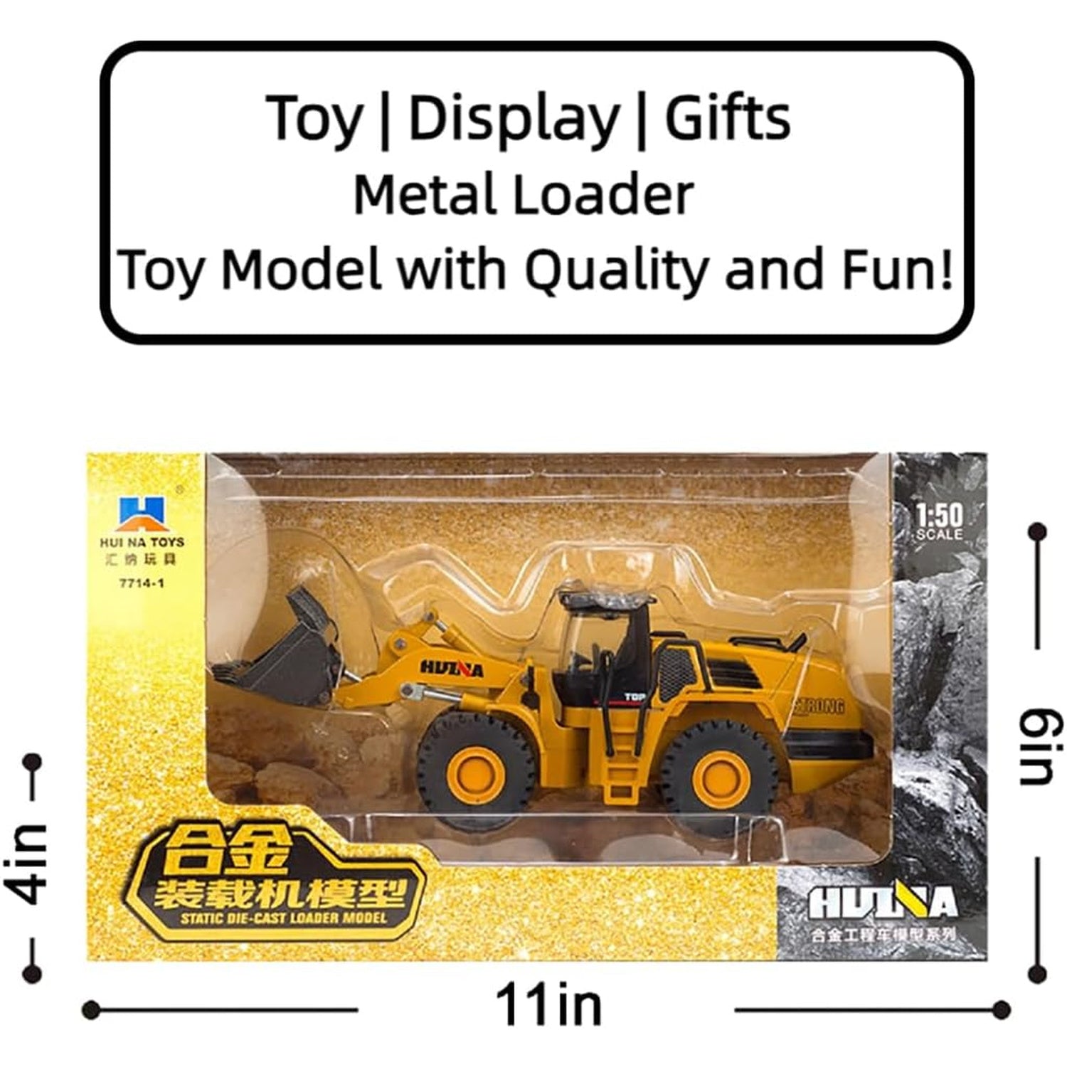 Bulldozer Loader Diecast 1:50