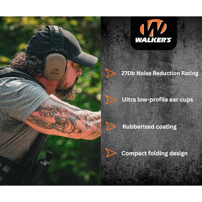Razor Slim Passive Earmuffs