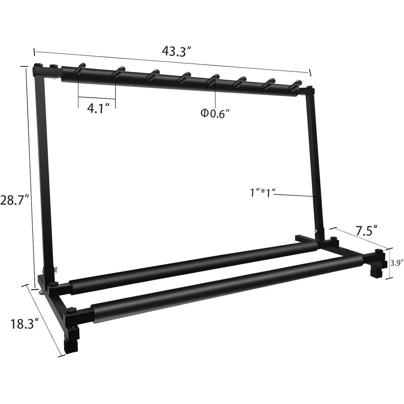 Multi Guitar Stand - Rack - 7 Slots