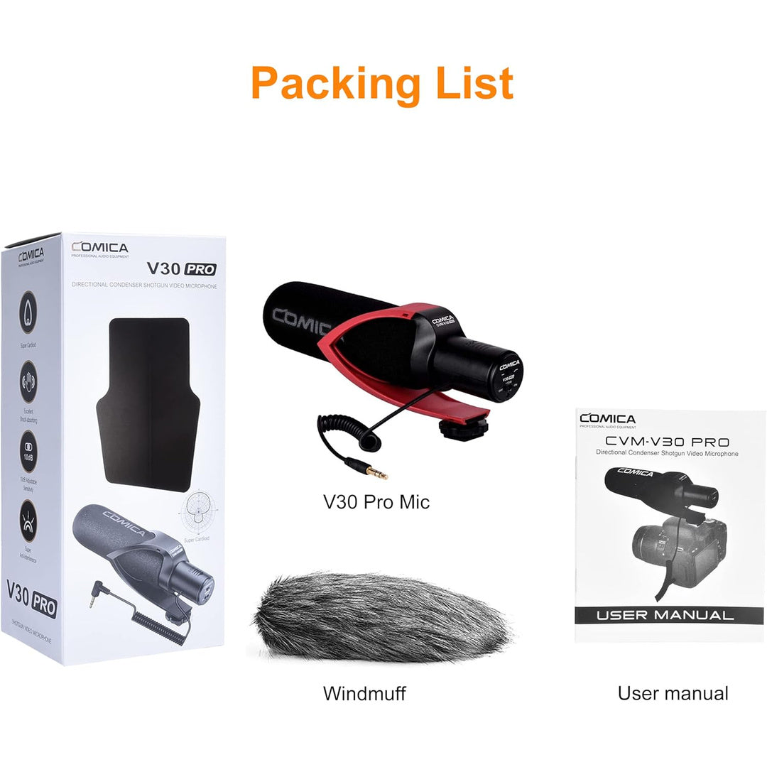 Shotgun Microphone - V30 Pro
