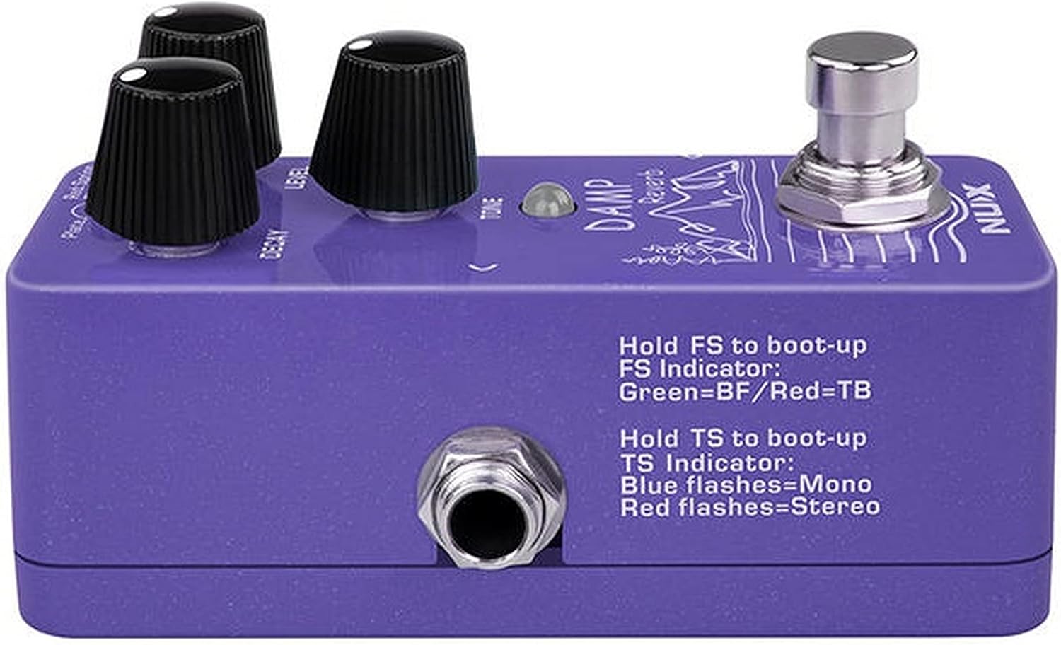 Damp Reverb Guitar Effects Pedal