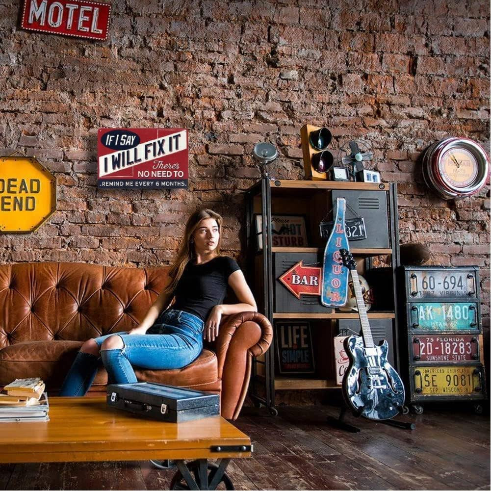 If I Say I will Fix It Tin Sign