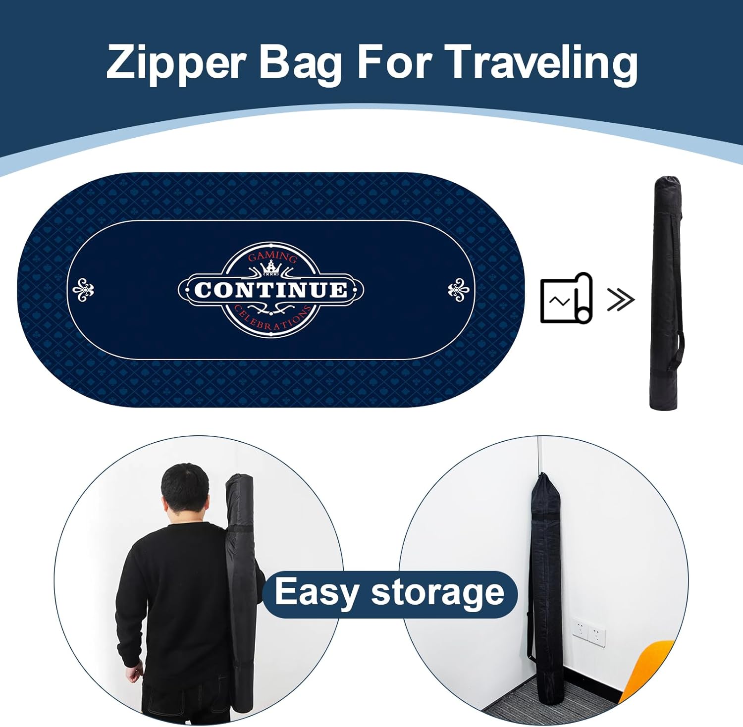 Texas Hold'em Poker Mat