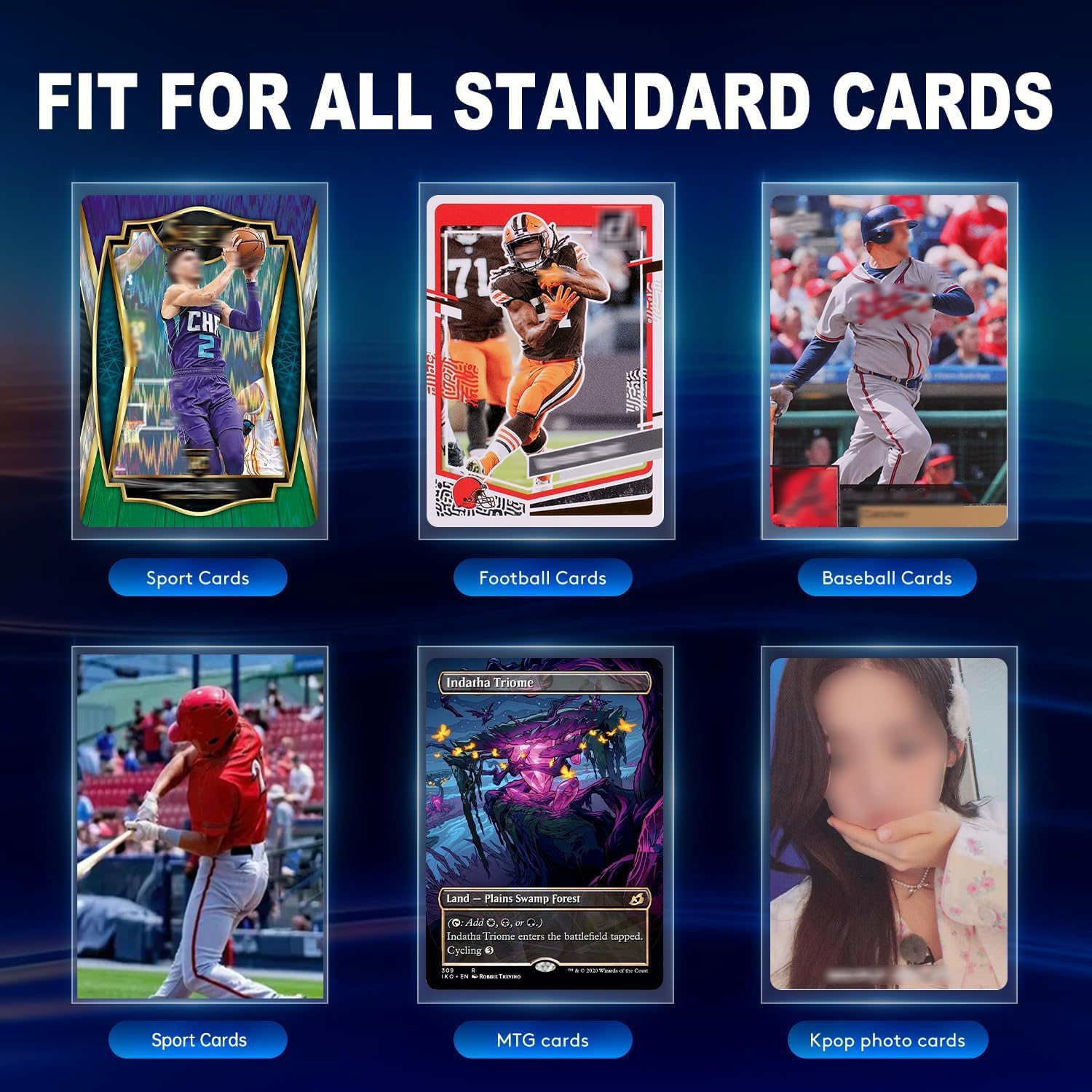 Card Sleeves Pack of 100 - Clear