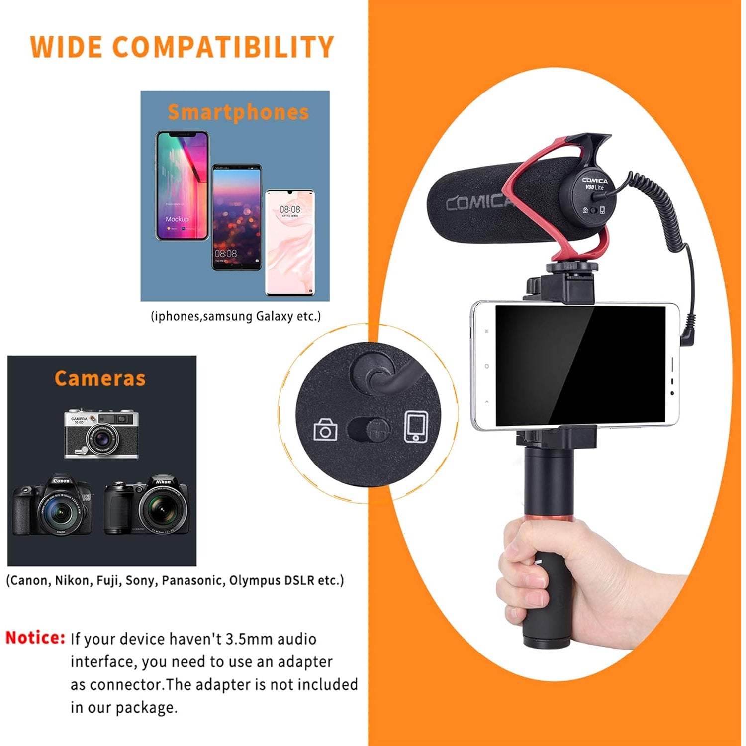 Shotgun Microphone - V30 LITE