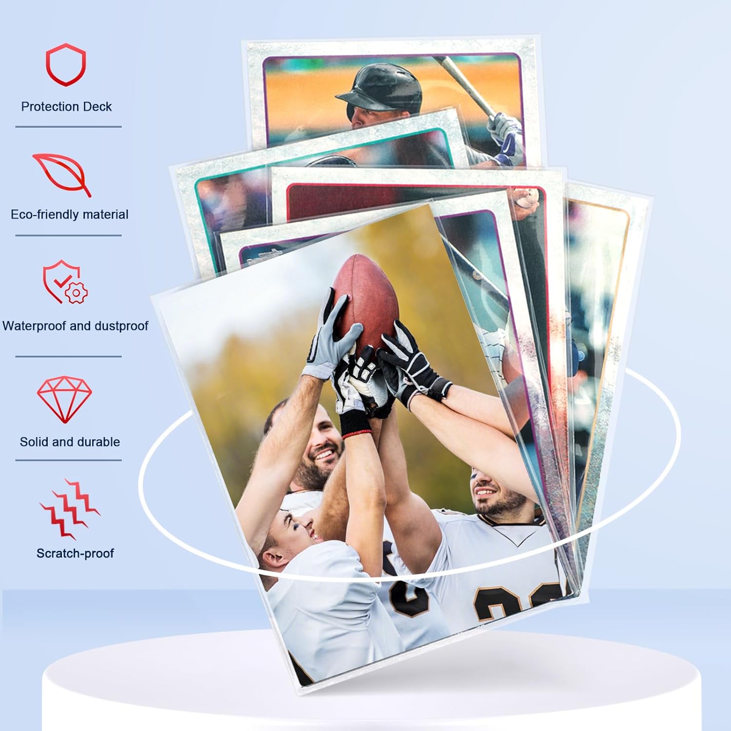 Card Sleeves Pack of 100 - Clear
