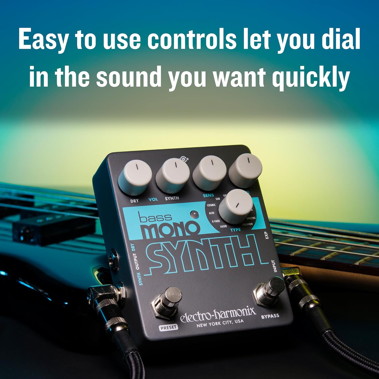 Bass Mono Synth Pedal