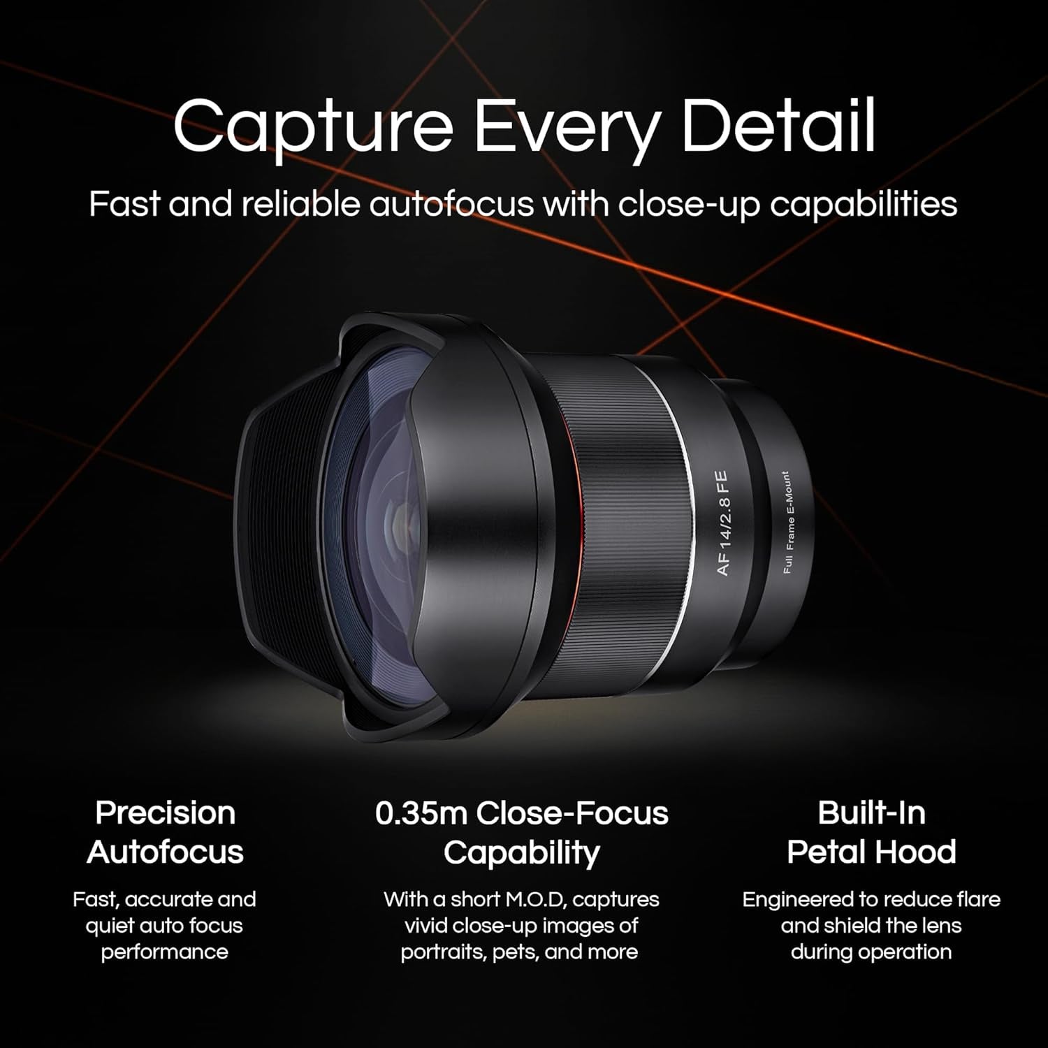 14mm F2.8 Auto Focus Lens for Sony E - Mount