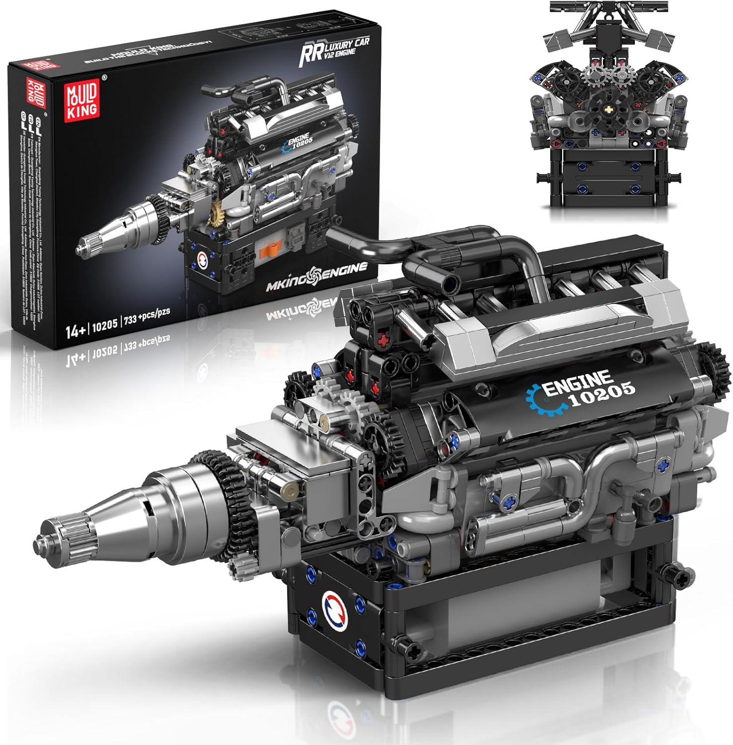 V12 Engine Model Building Kit That Works