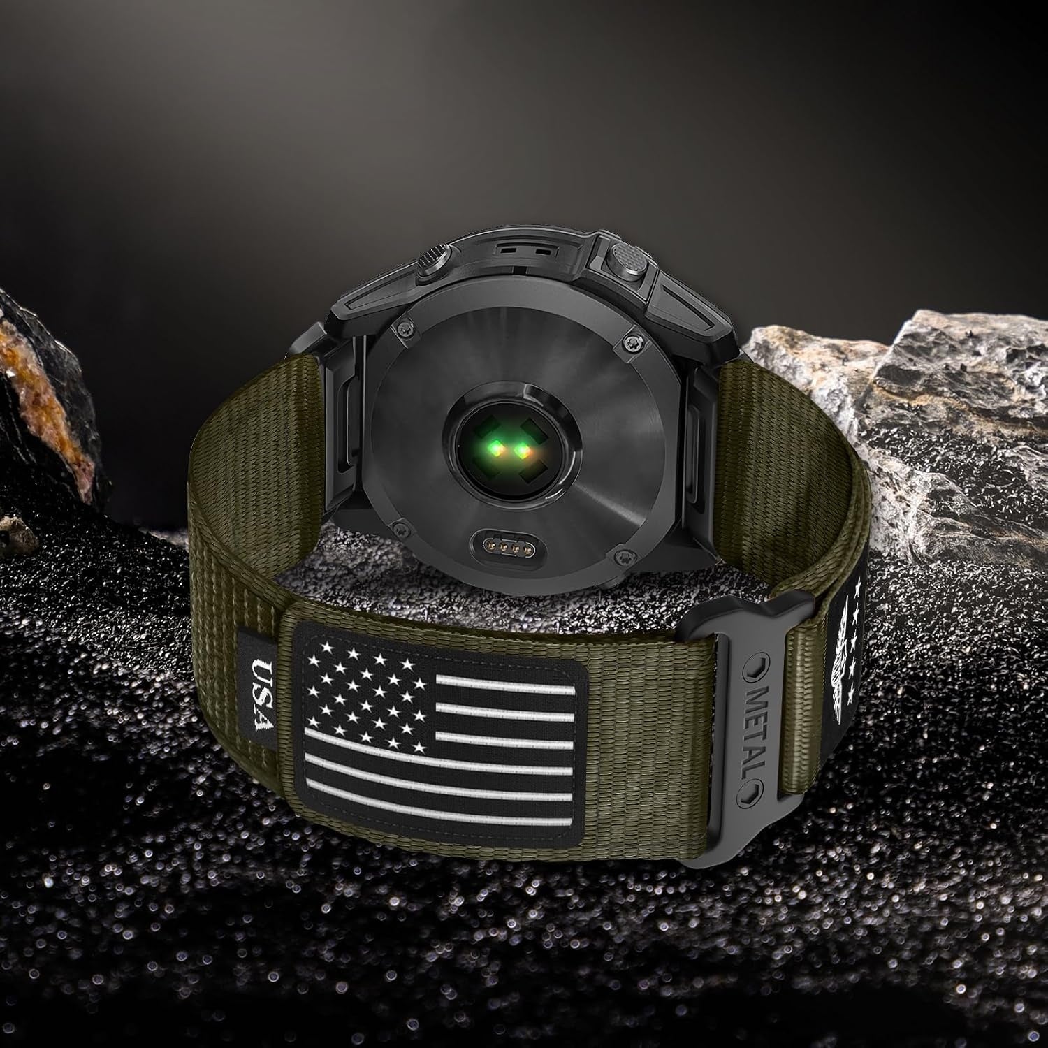 Rugged Nylon Band for Garmin - 20mm
