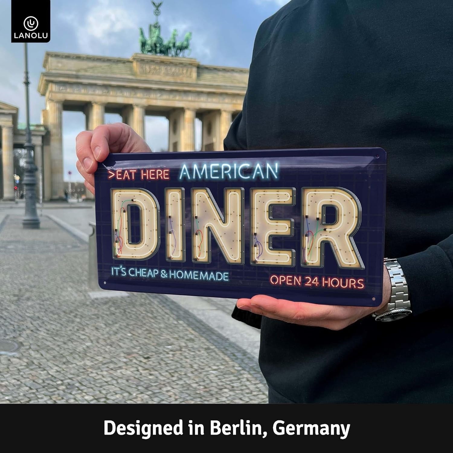 American Diner Tin Sign
