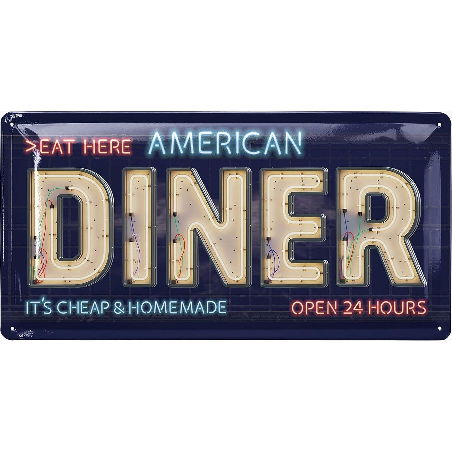 American Diner Tin Sign