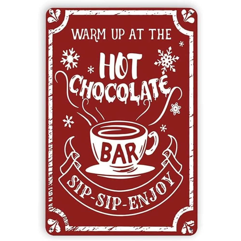 Sip Sip Enjoy Tin Sign