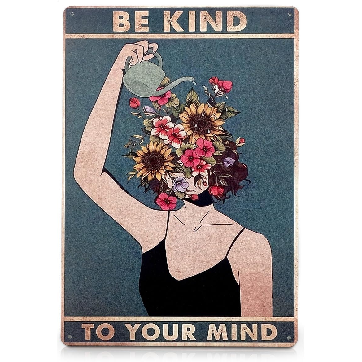 Be Kind to Your Mind Tin Sign