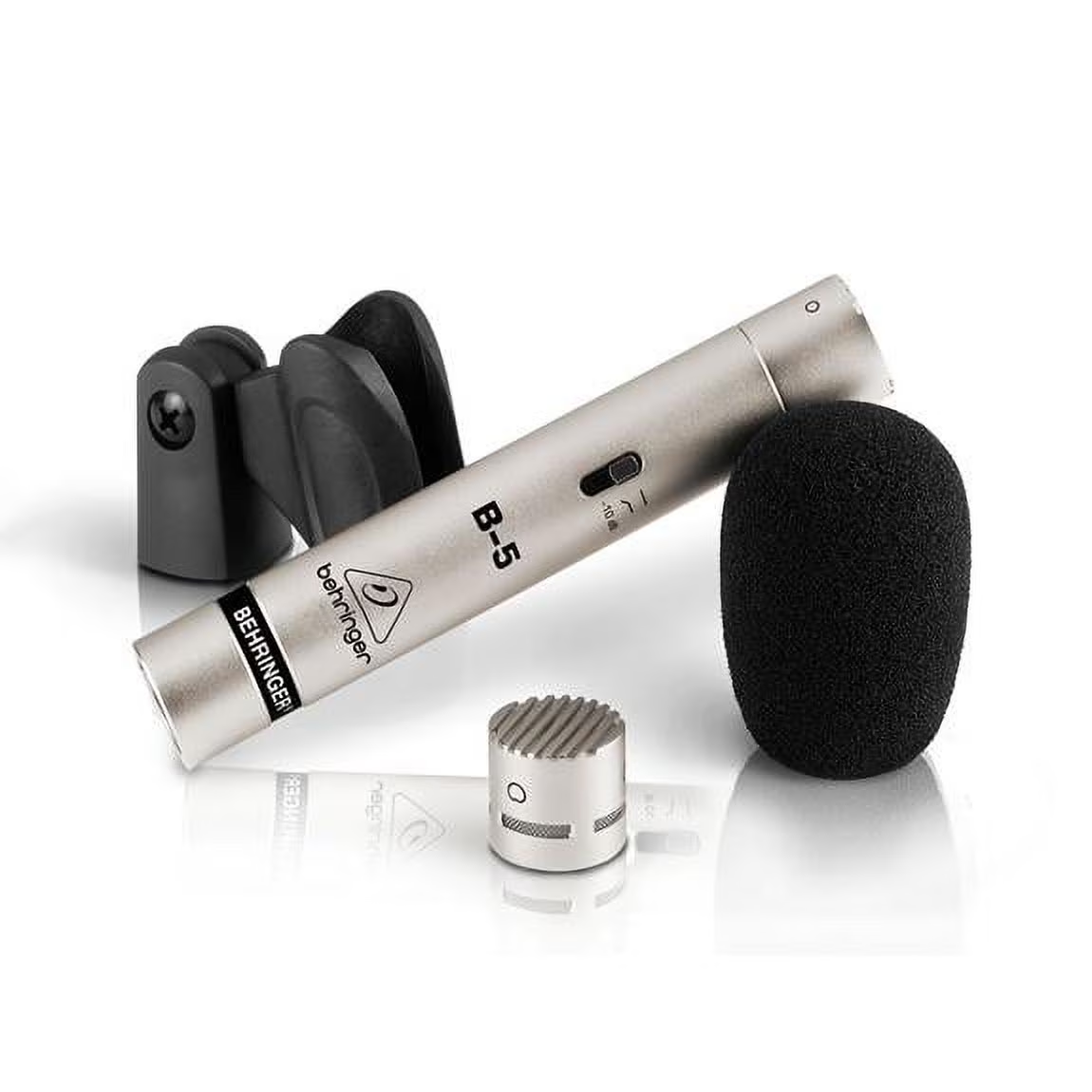 B-5 Gold-Sputtered Diaphragm Studio Condenser Microphone w/ 2 Interchangeable Capsules