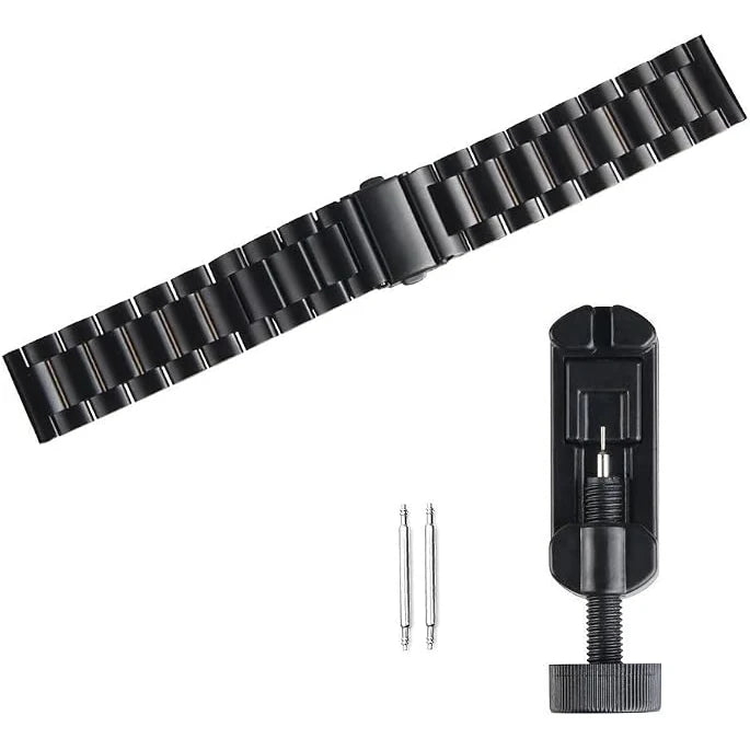 Quick Release Stainless Steel Watch Band - 18mm
