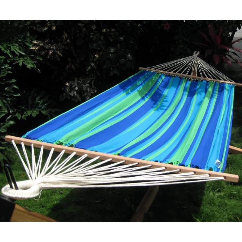 Hammock with Wooden Edges