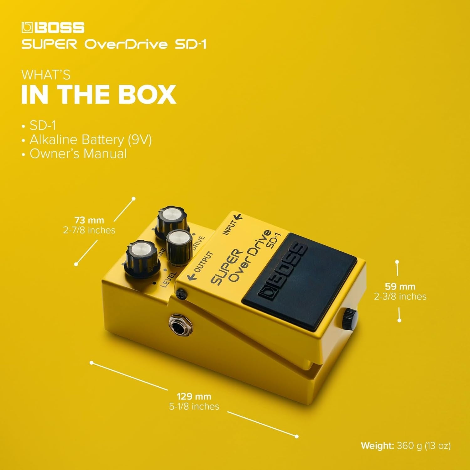 D-1 SUPER Overdrive Pedal