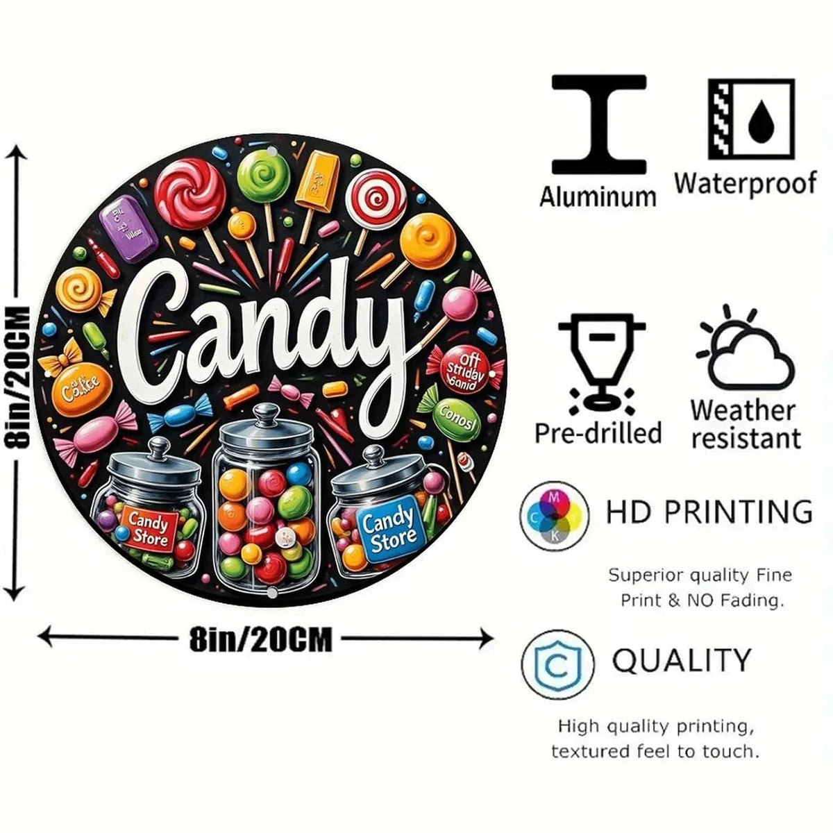 Candy Store Tin Sign