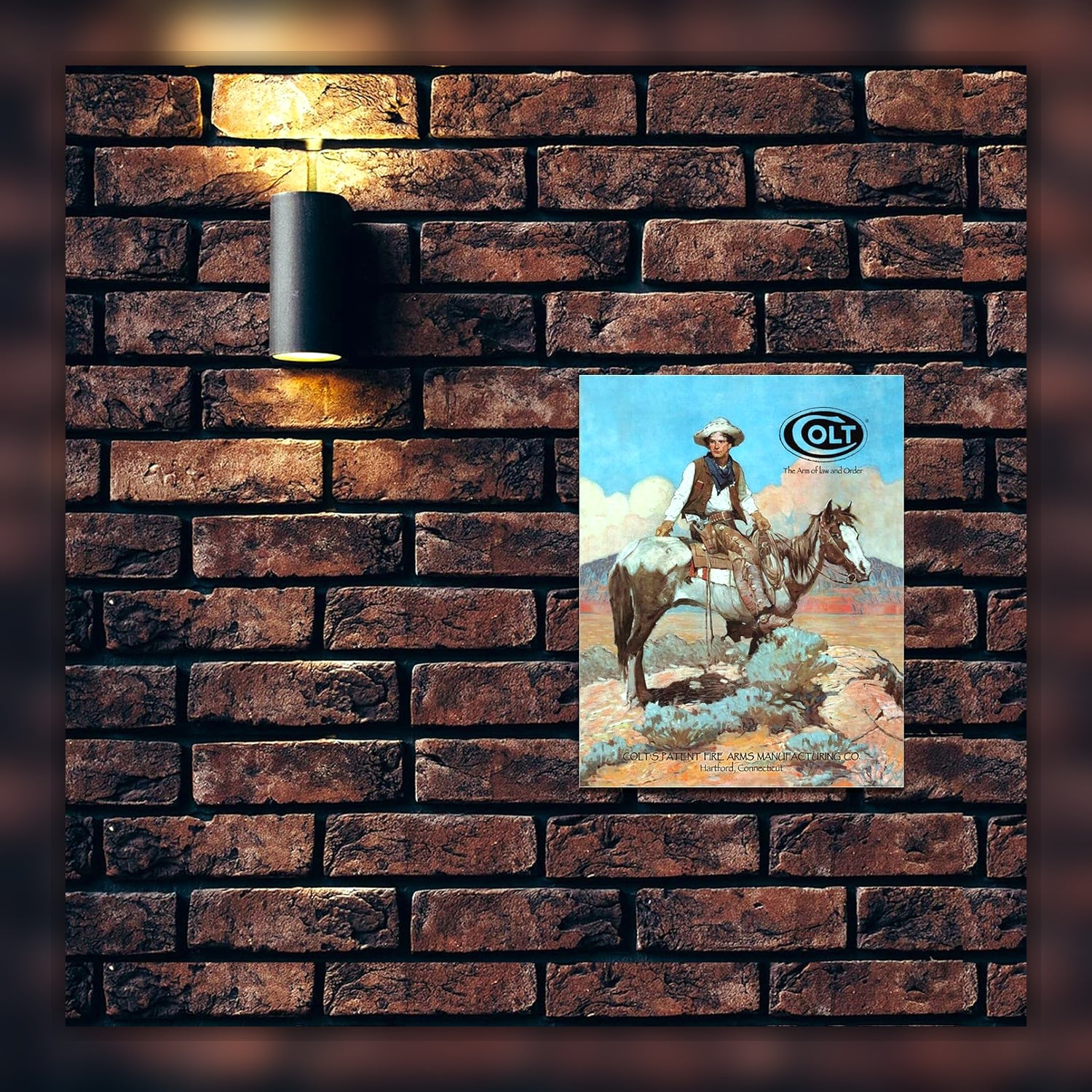 Colt Firearms 1925 Tin Sign
