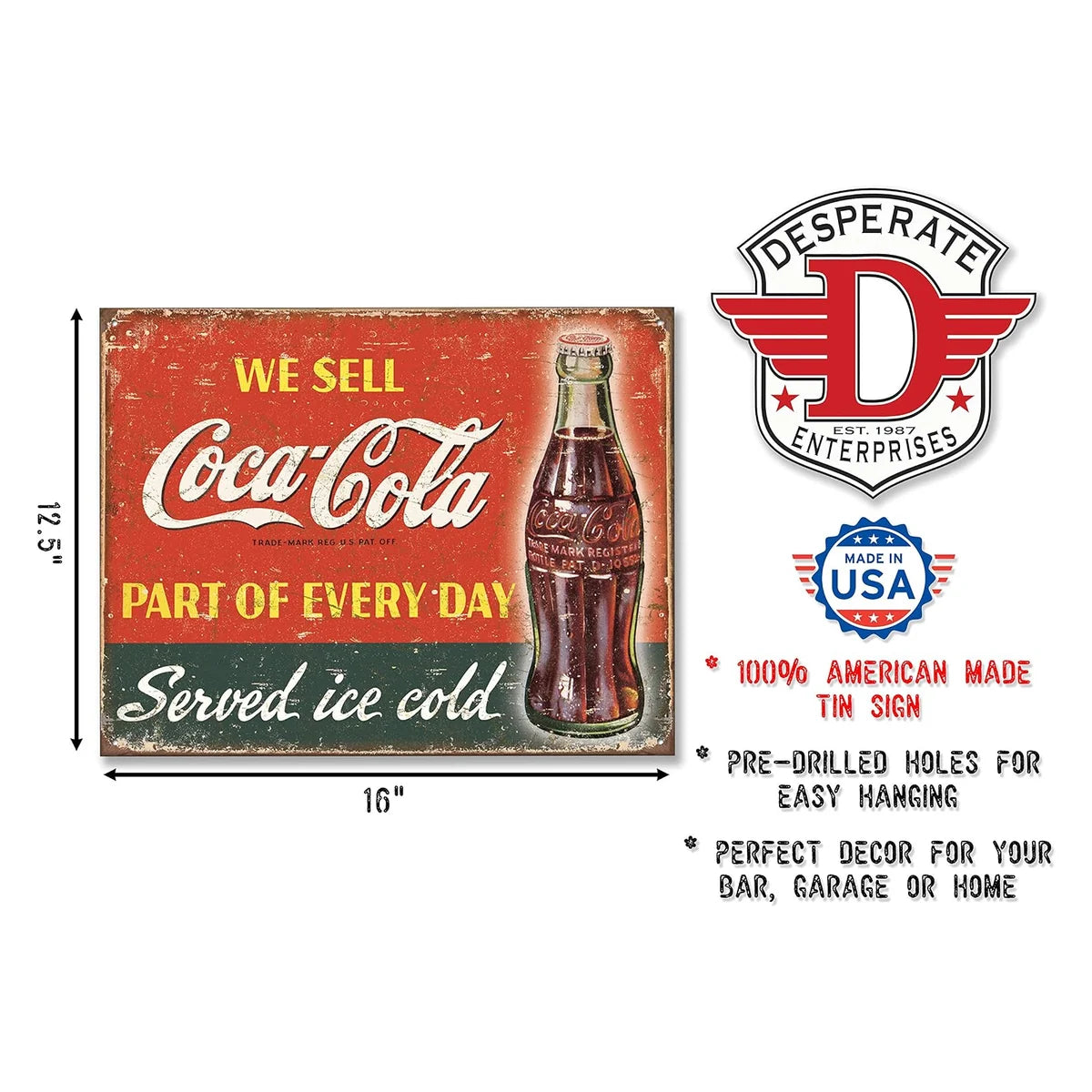 Coca-Cola - Part of Every Day Tin Sign