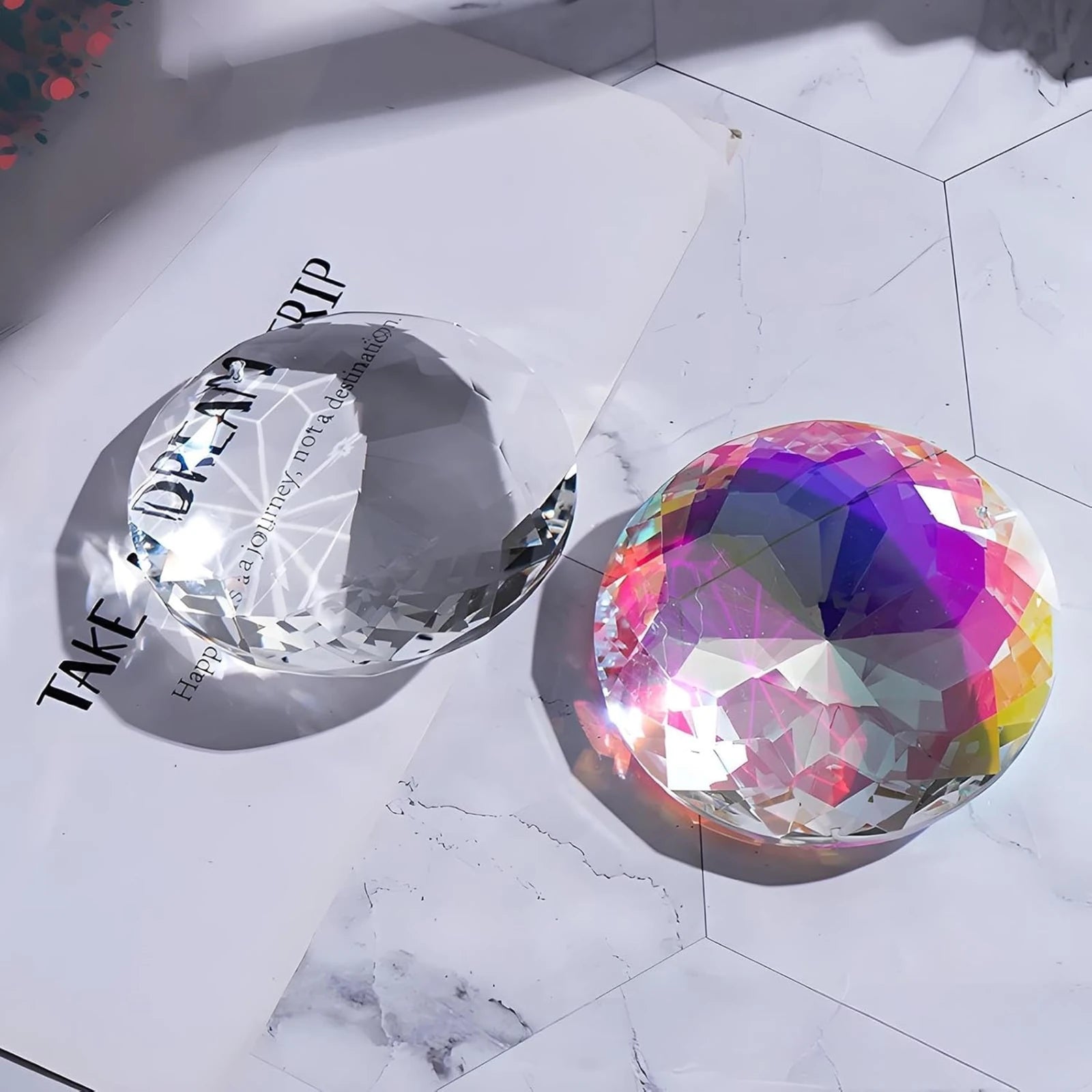 Flower Crystal Prism Suncatchers