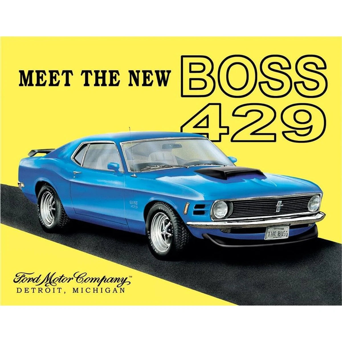 Ford Mustang Boss 429 Tin Sign
