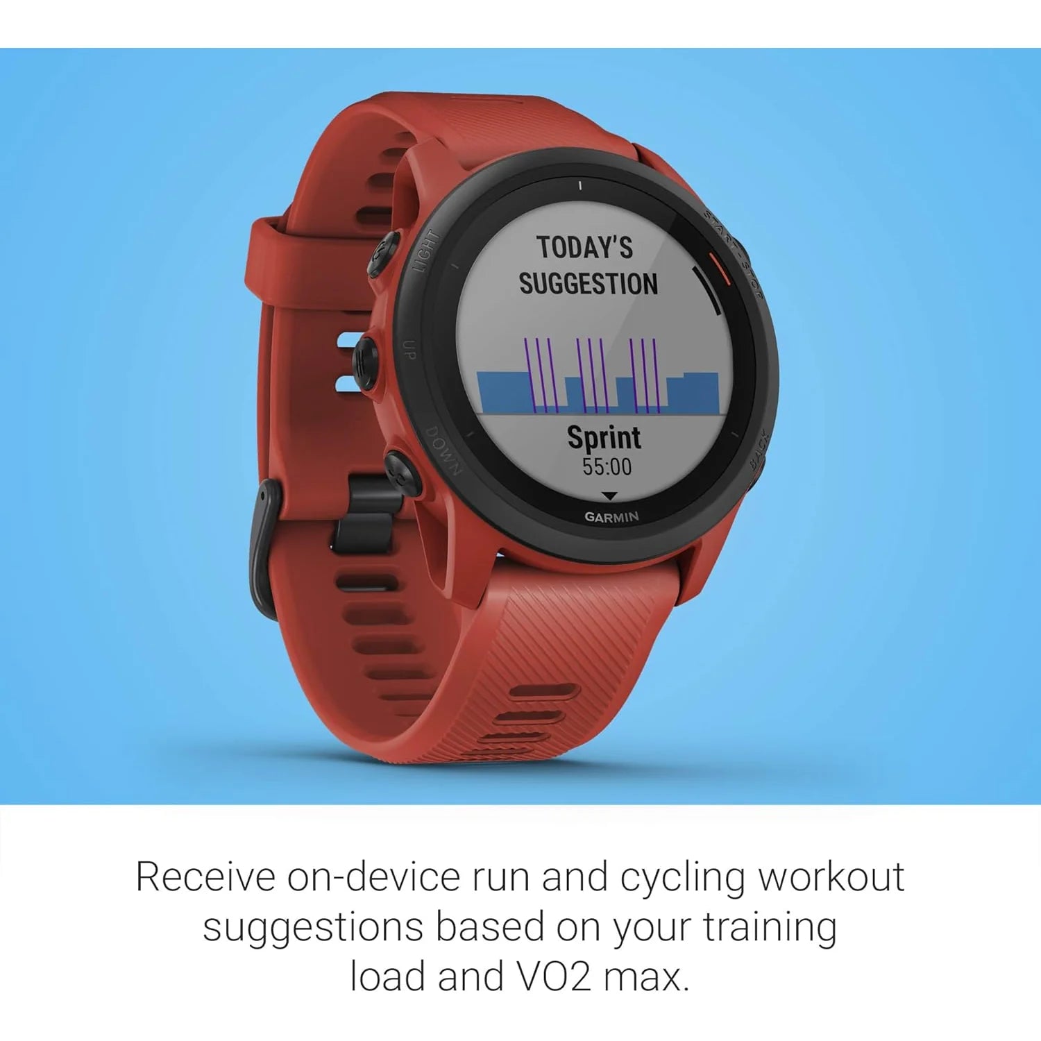 Forerunner 745 Lava Red (Music)