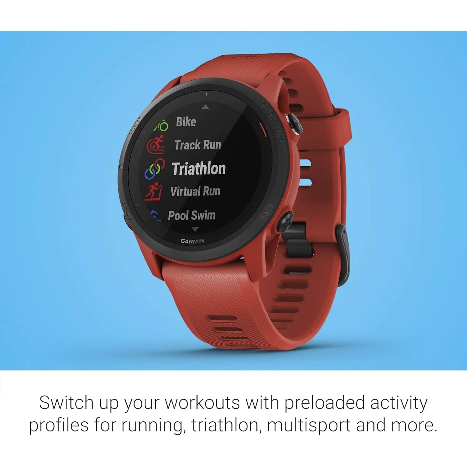 Forerunner 745 Lava Red (Music)