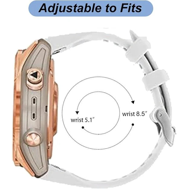 QuickFit Silicone Watch Band for Garmin - 20mm