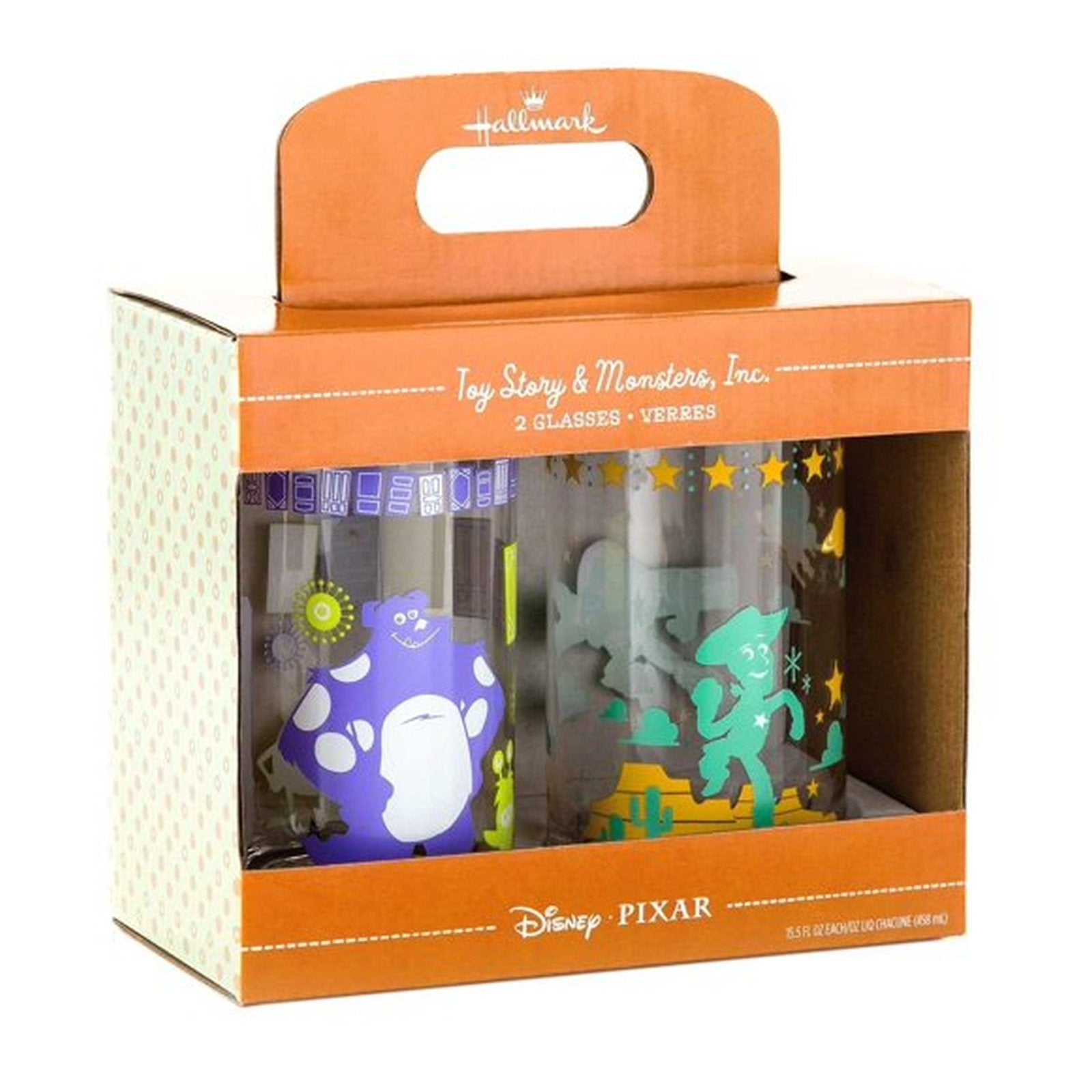 Toy Story & Monsters, Inc. Drinking Glass Set