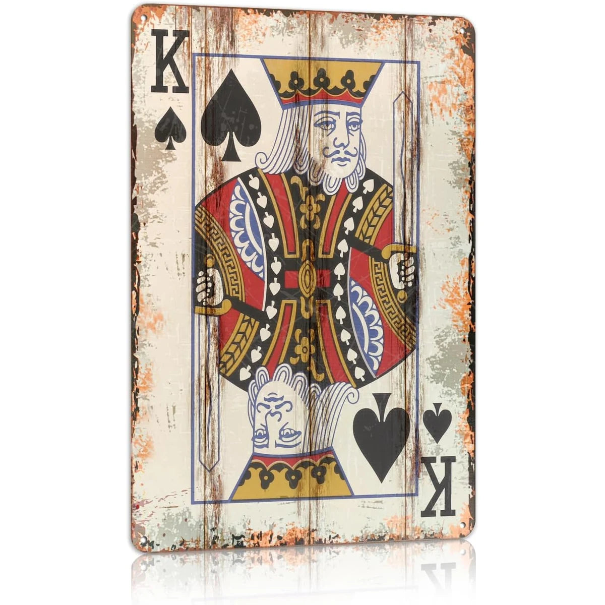 King of Spades Tin Sign