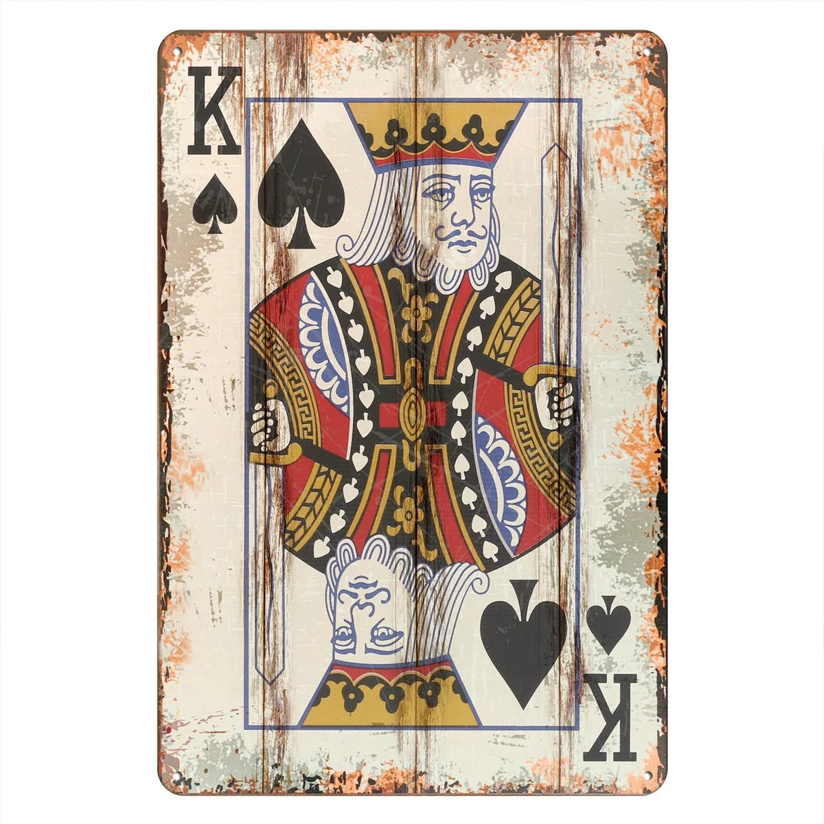King of Spades Tin Sign