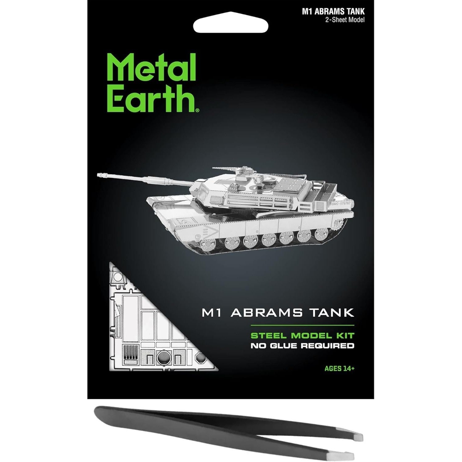 M1 Abrams Tank 3D Metal Model Kit