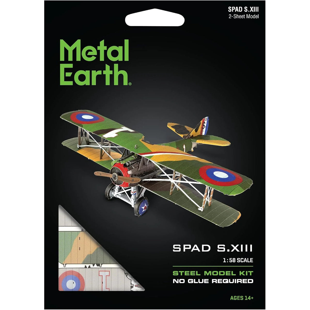 SPAD S.XIII 3D Metal Model Kit