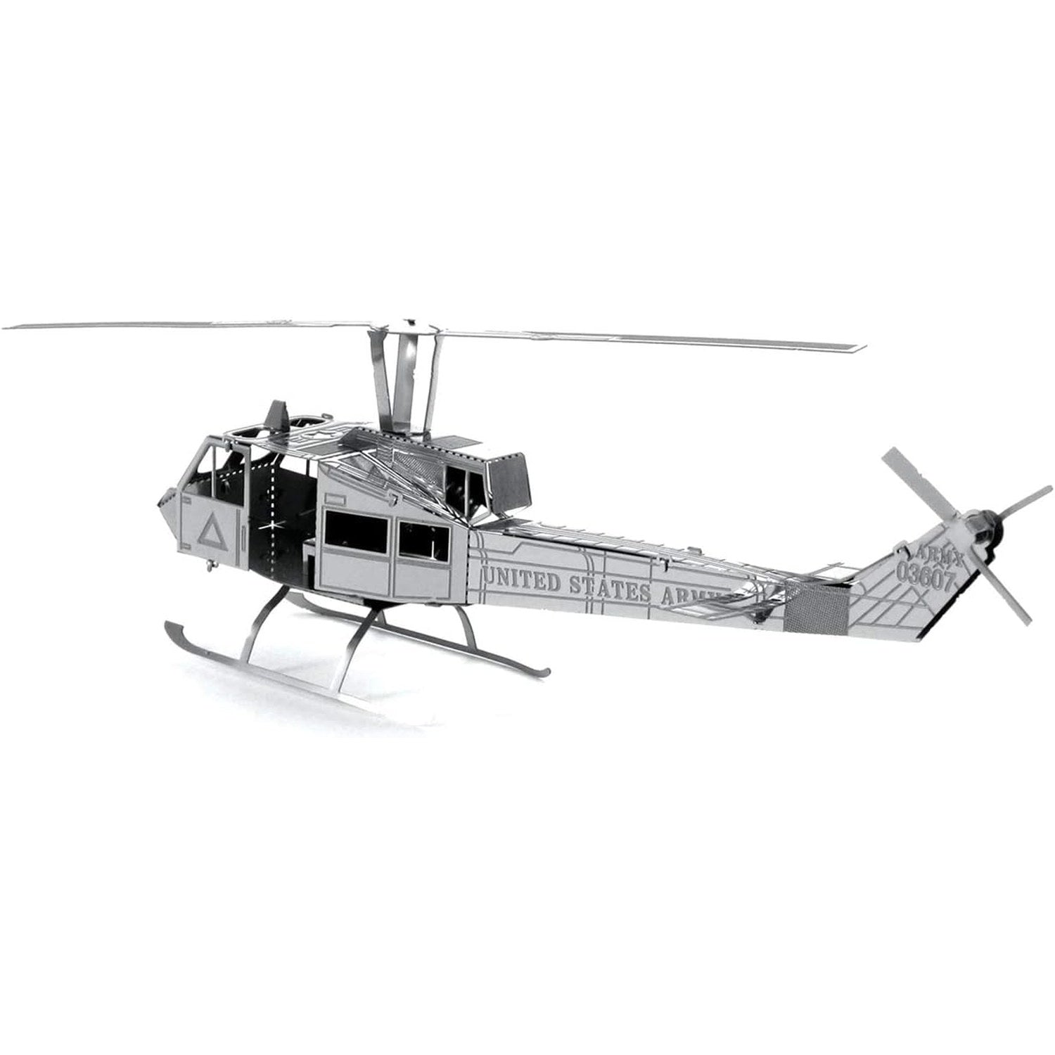 Huey UH-1 Helicopter 3D Metal Model Kit