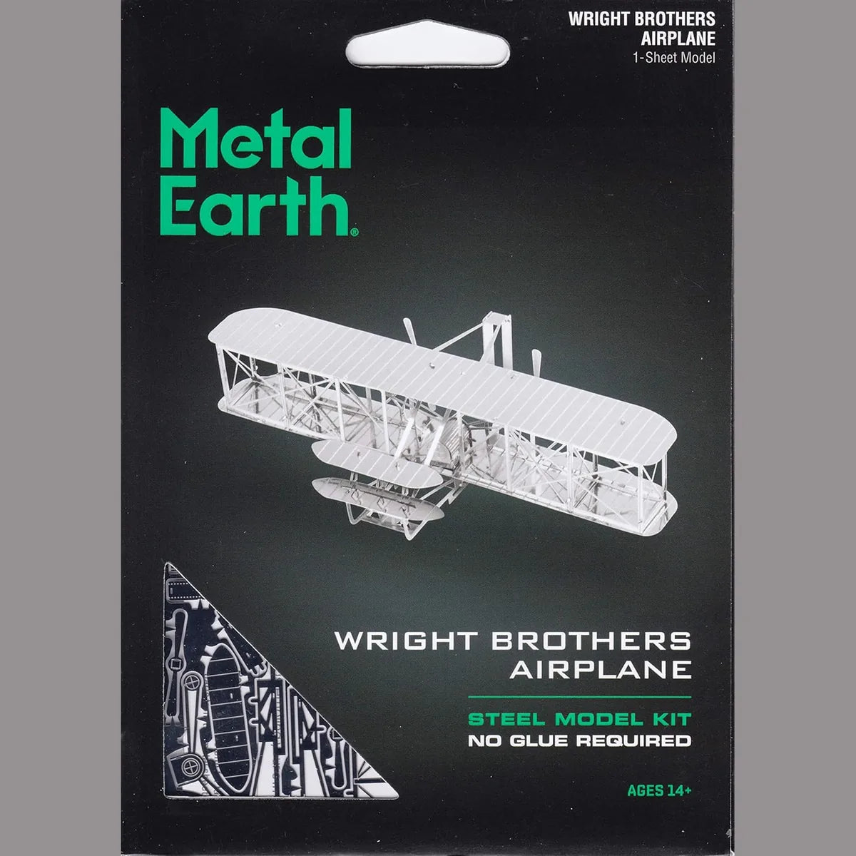 Wright Brothers Airplane 3D Metal Model Kit