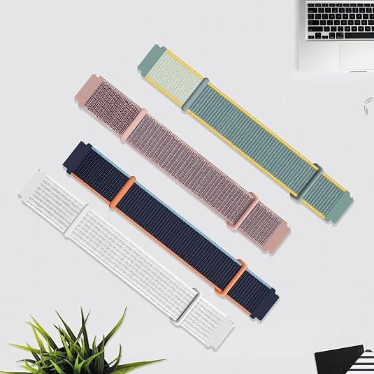 Quick Release Elastic Nylon Watch Band - 22mm