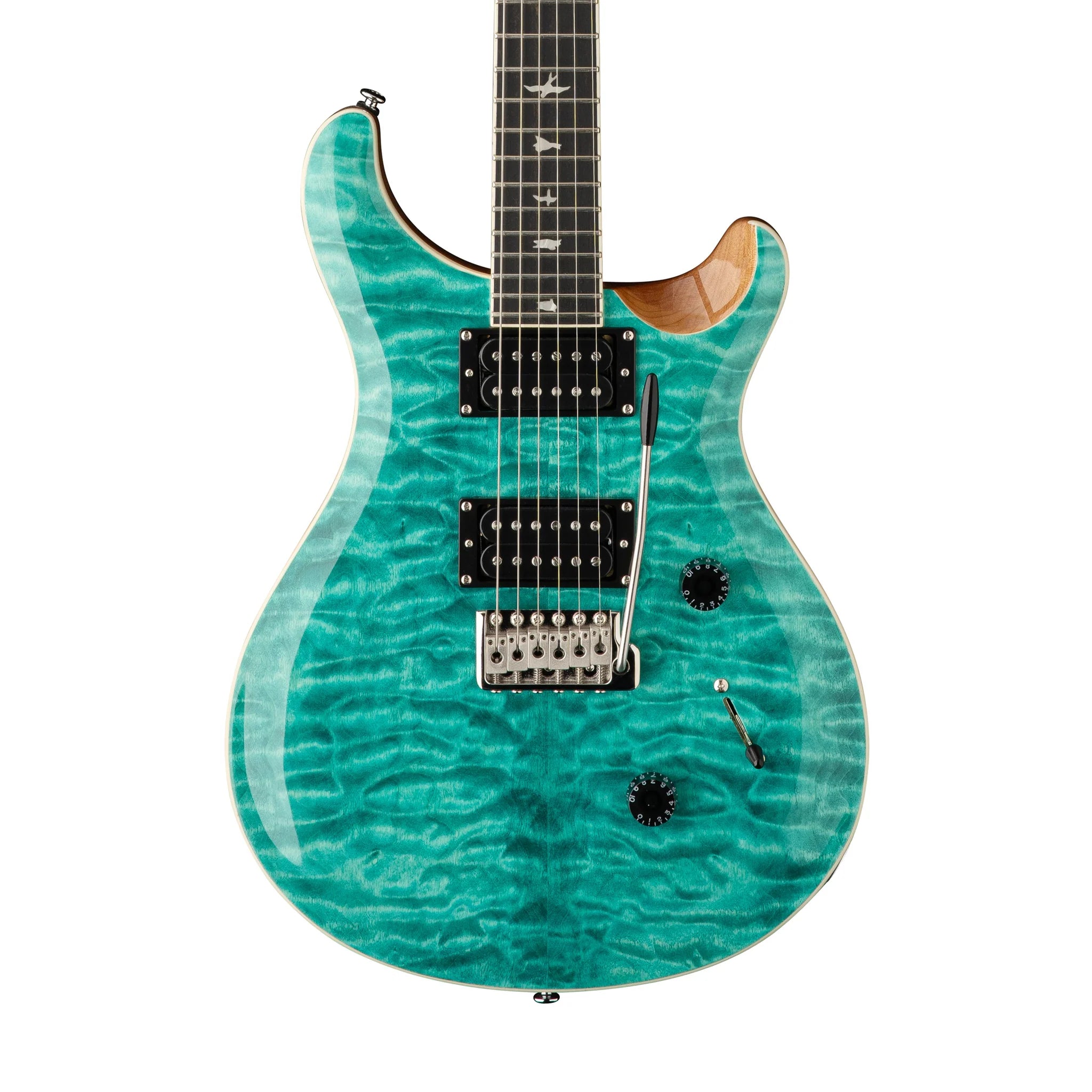 SE Custom 24 Electric Guitar w/Quilt - Turquoise