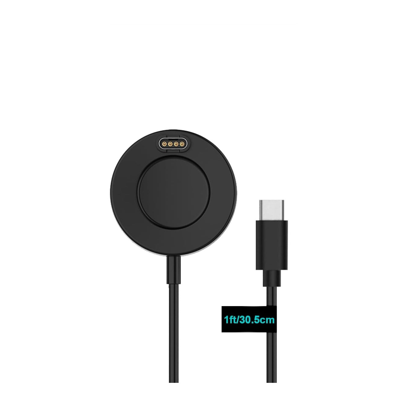 Sevenka Garmin watch charger accessory with white cable and sleek design, compatible with Garmin watches for easy charging.