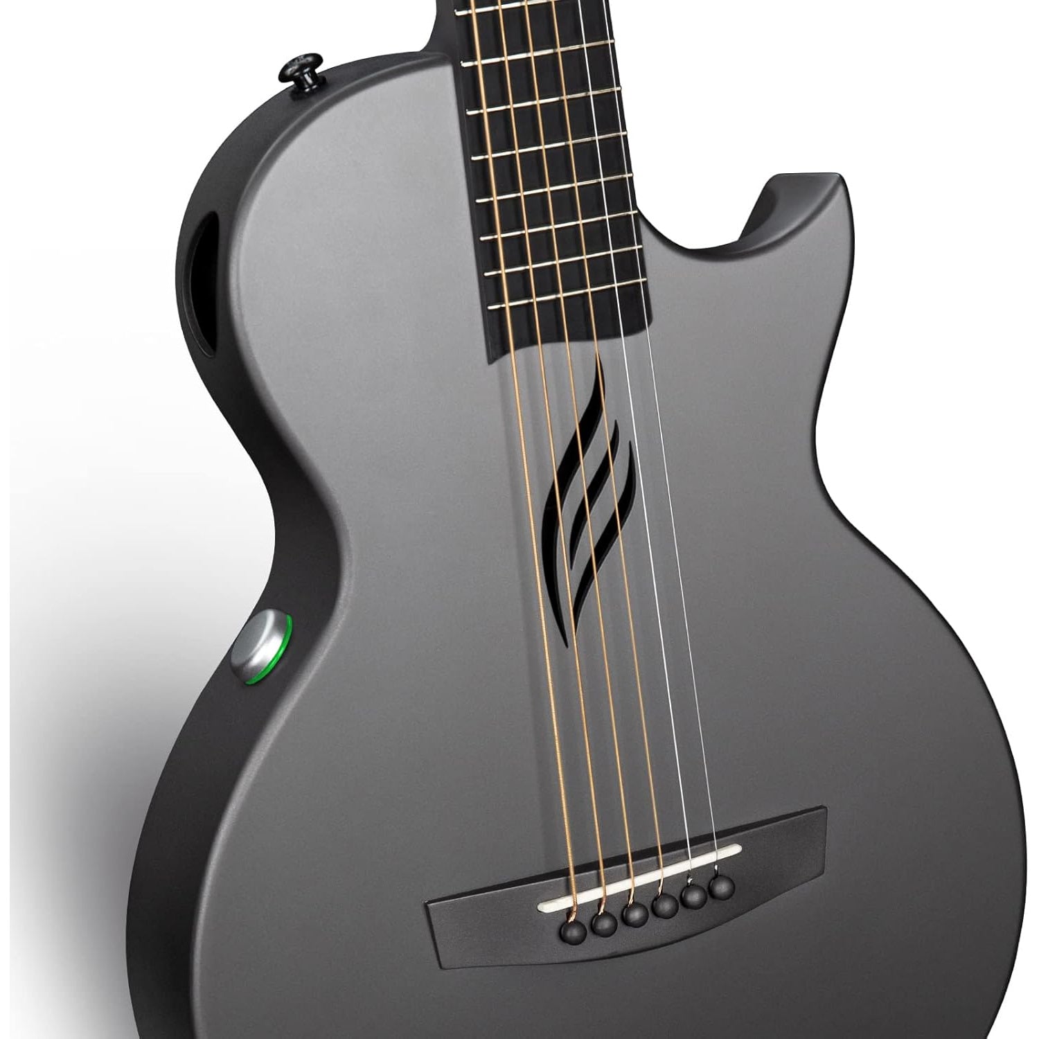 Enya NOVA GO SP1 acoustic guitar with a natural wood finish, steel strings, and a compact body, ideal for travel and practice.