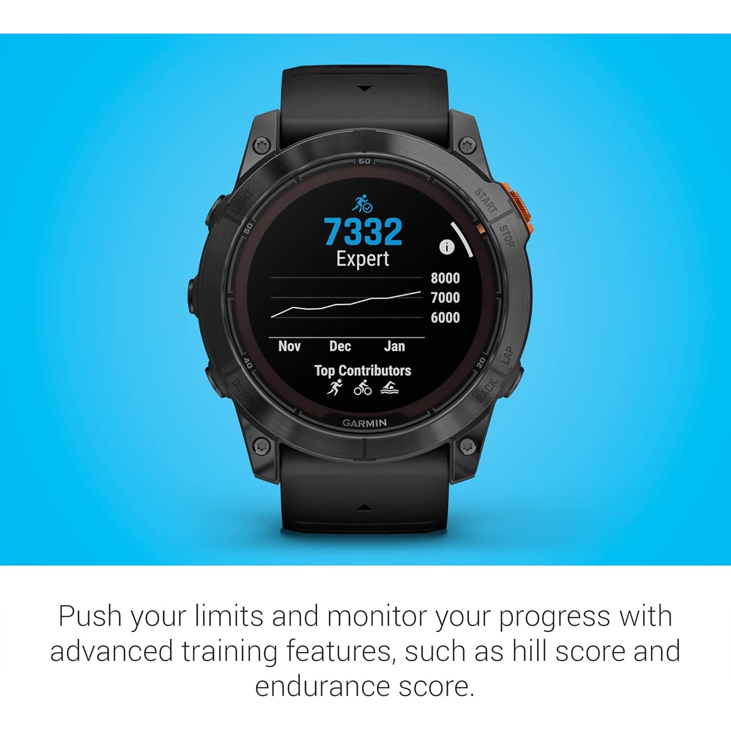 Garmin Fenix 7X Pro Solar watch with rugged design, large display, and solar charging capabilities.