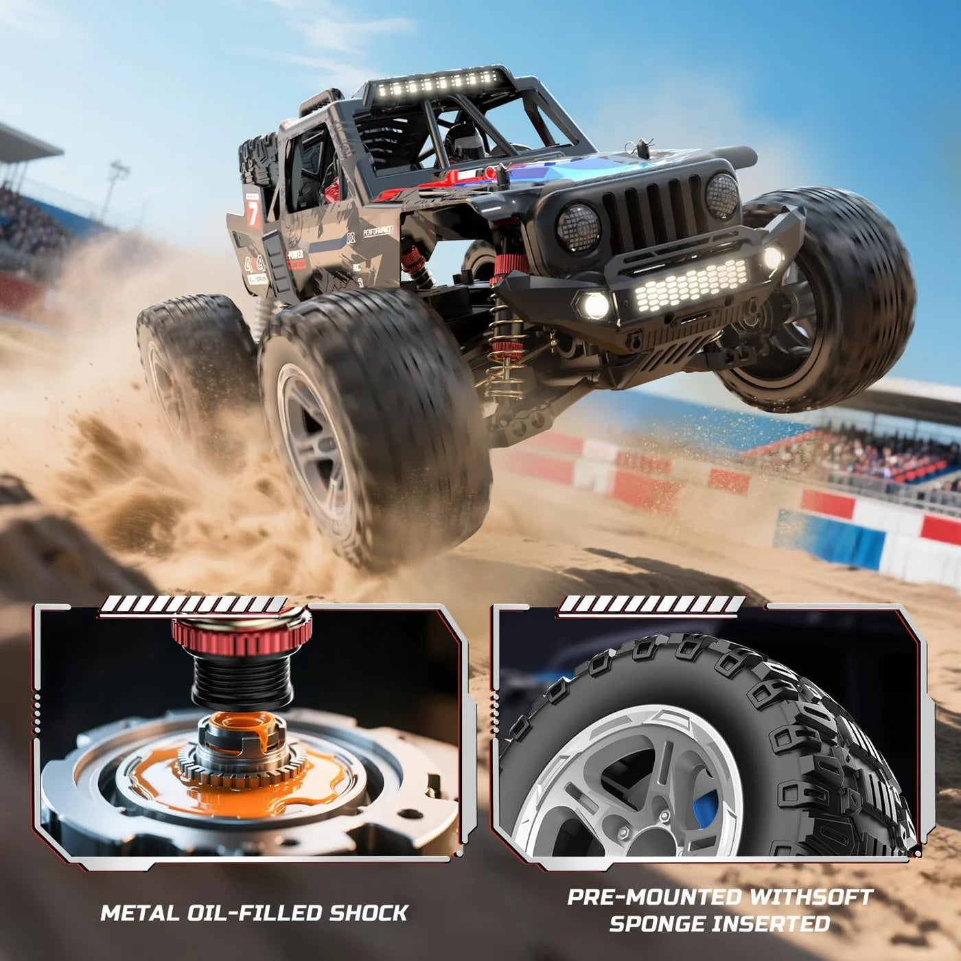 Off-Road R/C Monster Truck 1:10