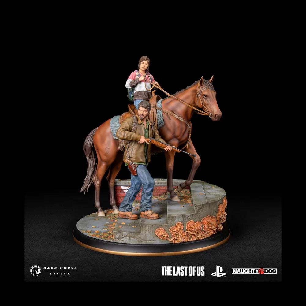 Joel & Ellie on Horseback Premium Statue