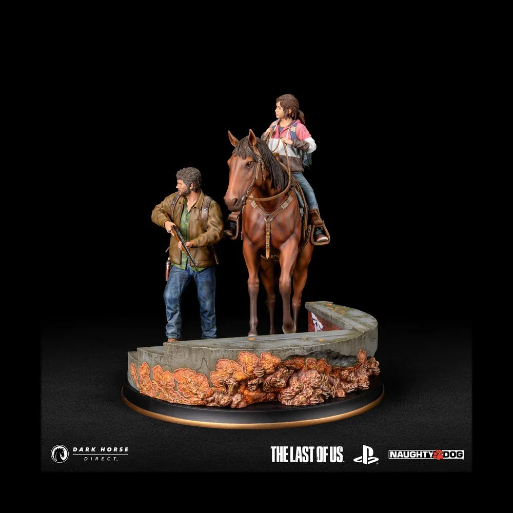 Joel & Ellie on Horseback Premium Statue